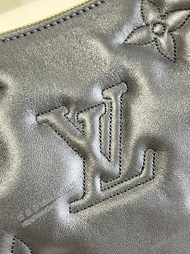 LV專櫃2023新款Over The Moon月亮手袋 M59799黑 路易威登Monogram刺繡腋下肩背斜挎女包 dn1199